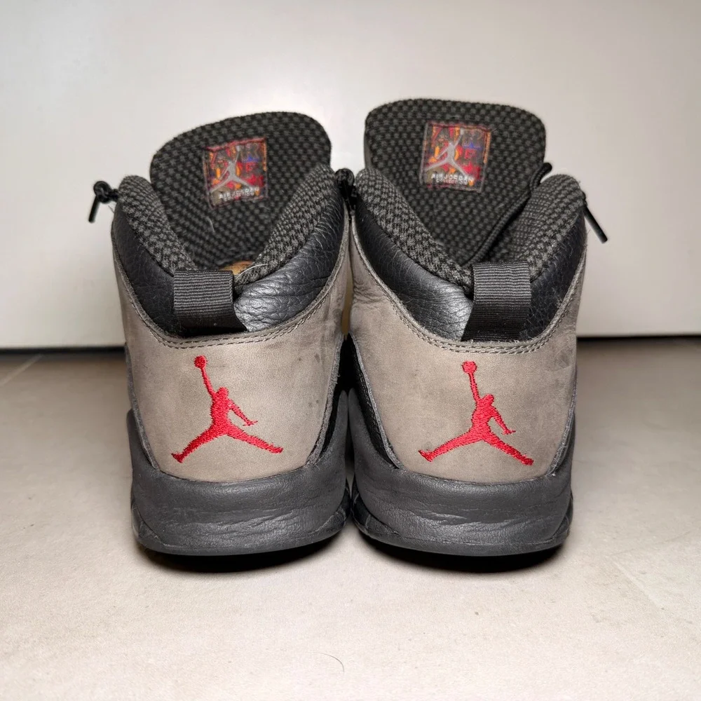 US‎ 12 Air Jordan 10 Retro Shadow Black Mens 310805-002 Dark Red Nubuck 2017 Mid